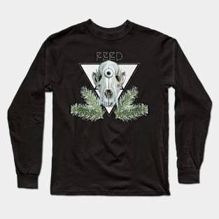 Feed skull Long Sleeve T-Shirt